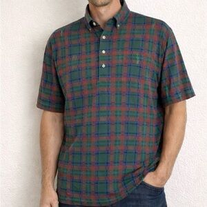 Polo by Ralph Lauren Men's Plaid Polo Shirt - Size XL